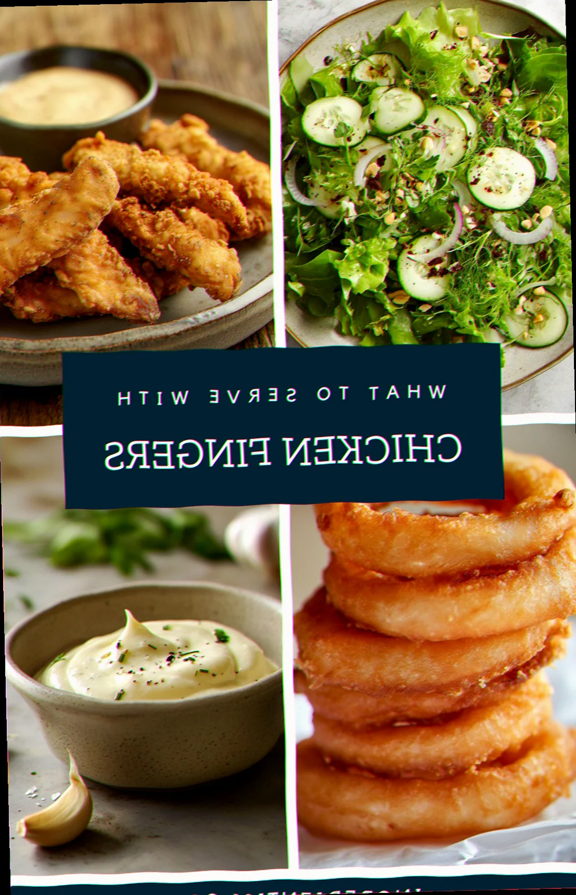 What to eat with chicken fingers